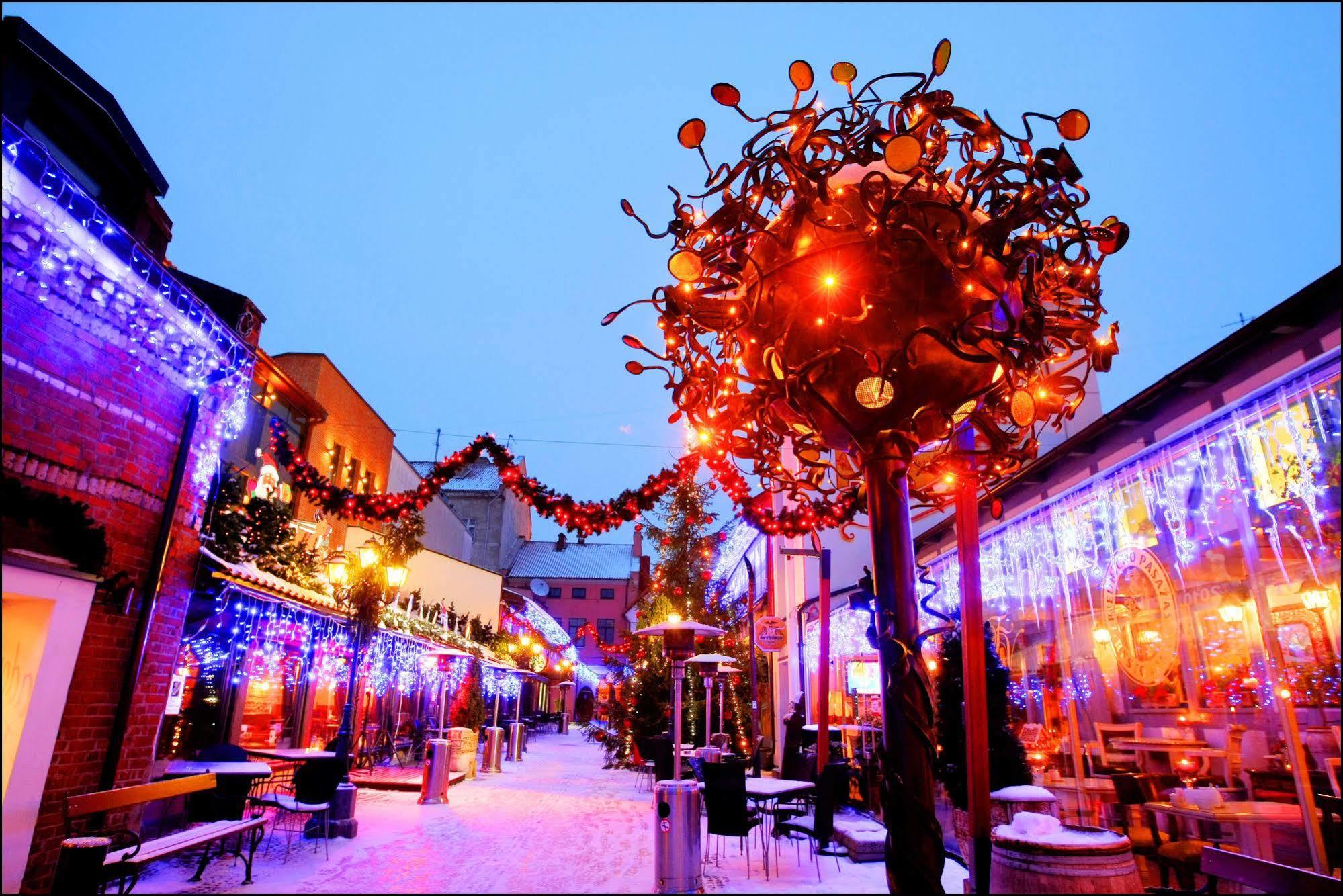 Friedricho Pasazas Hotel ไคลเพดา ภายนอก รูปภาพ